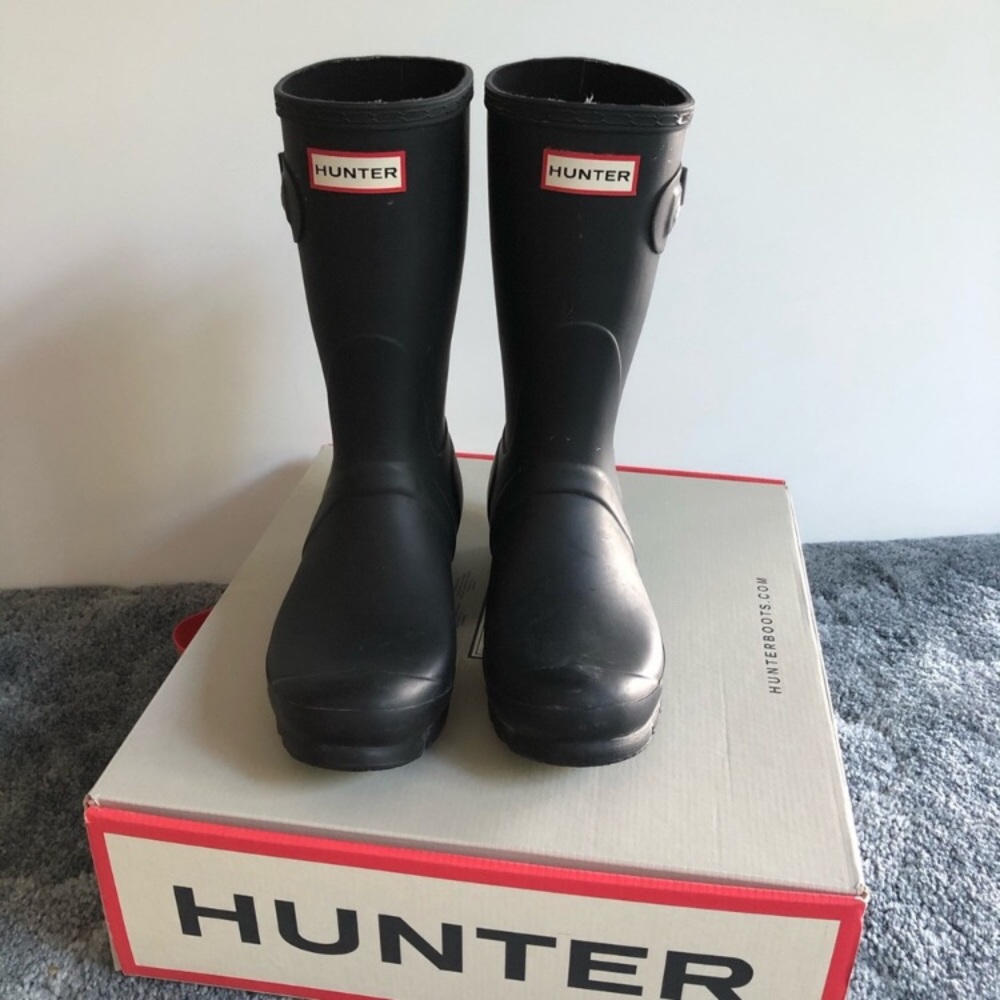 Original Short Hunter Boots - Size 8